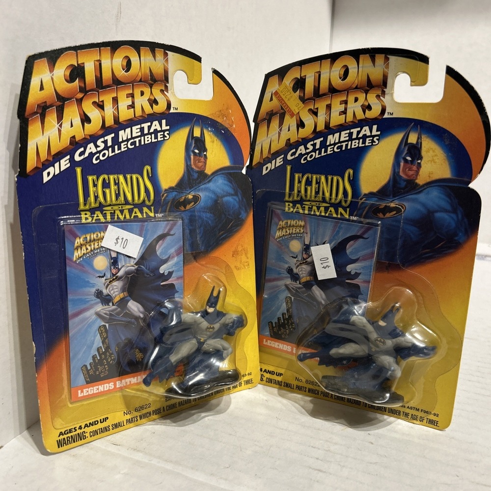 DC Comics Action Masters Legends of Batman (1994) Kenner Die-Cast Metal Figures